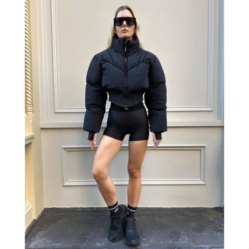 Alo Yoga Main Act Corset Puffer Black M - Picture 14 of 16